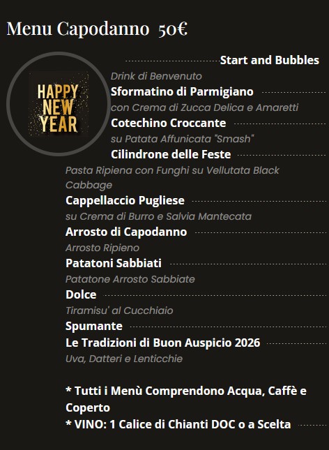 Menu' Capodanno